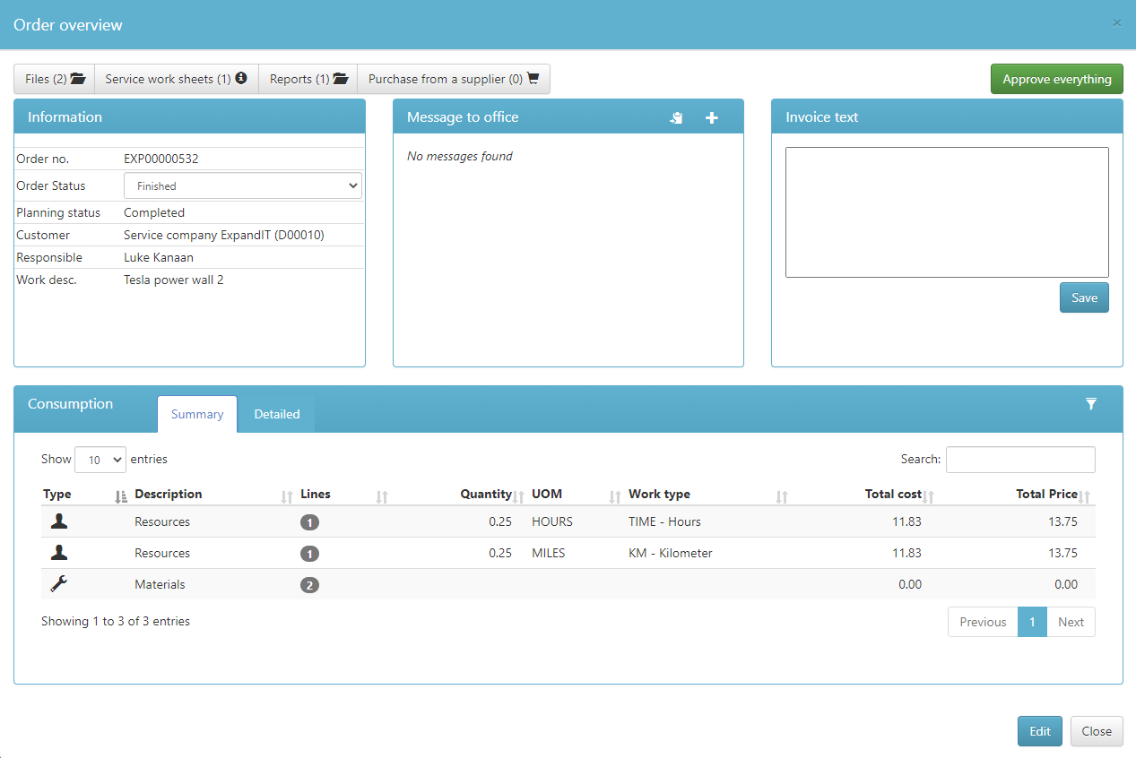 ExpandIT Approval Workflow screen image